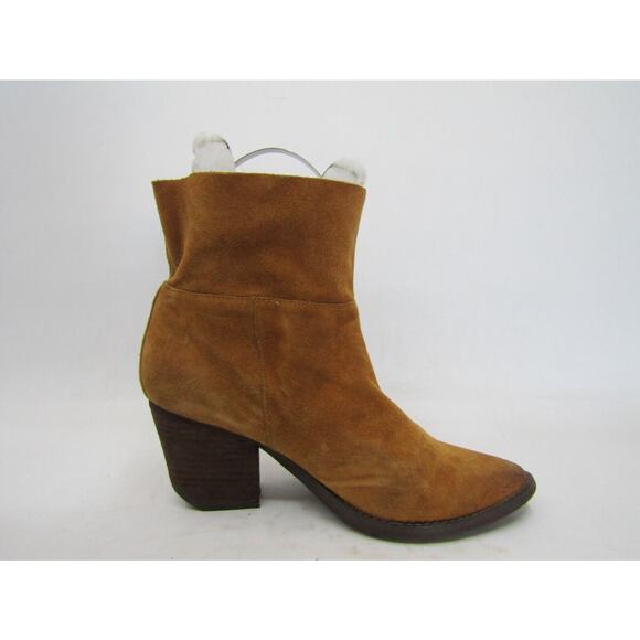 ALDO Womens Size 9 M Brown Suede Ankle Fashion Boots Bootie - Picture 4 of 11